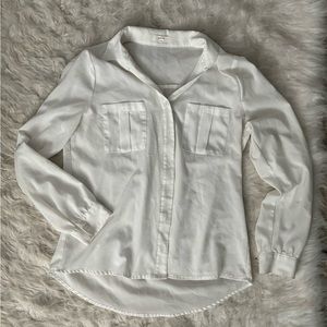 White button up top